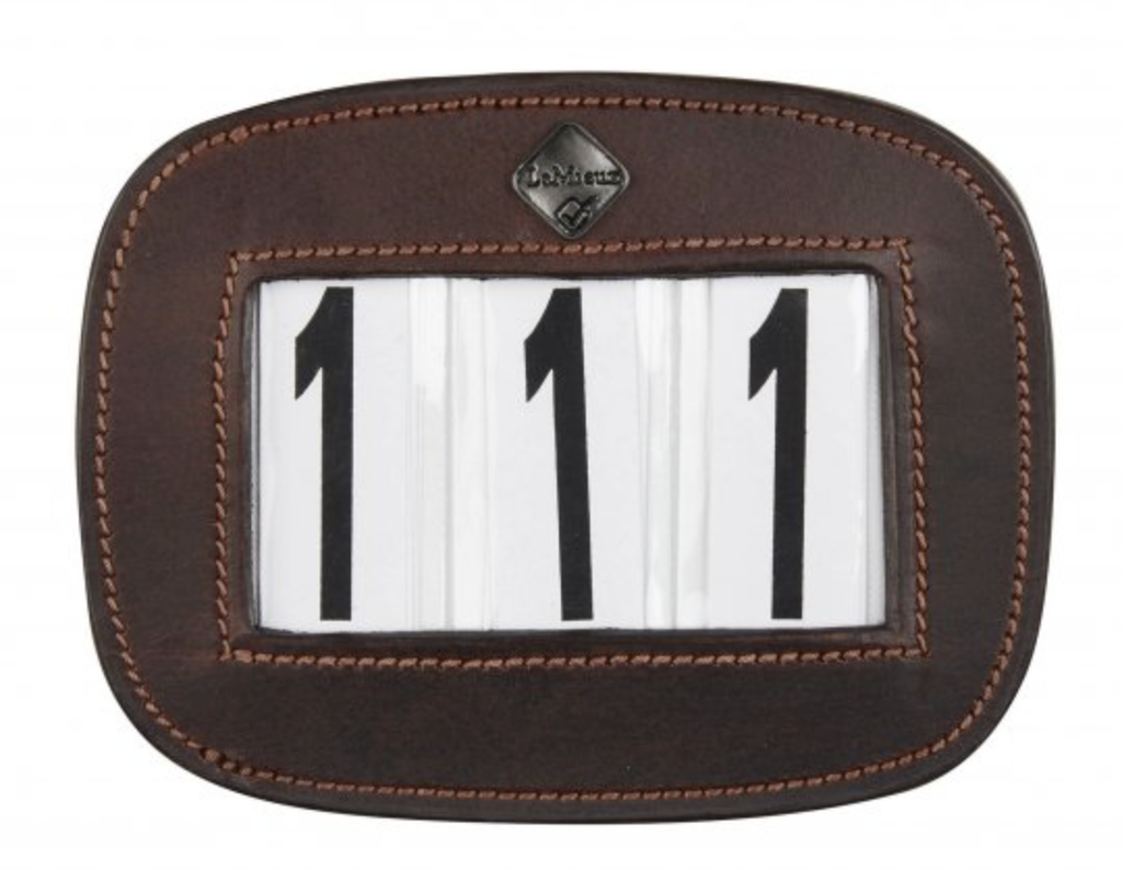 LeMieux Leather Saddle Pad Number Holder
