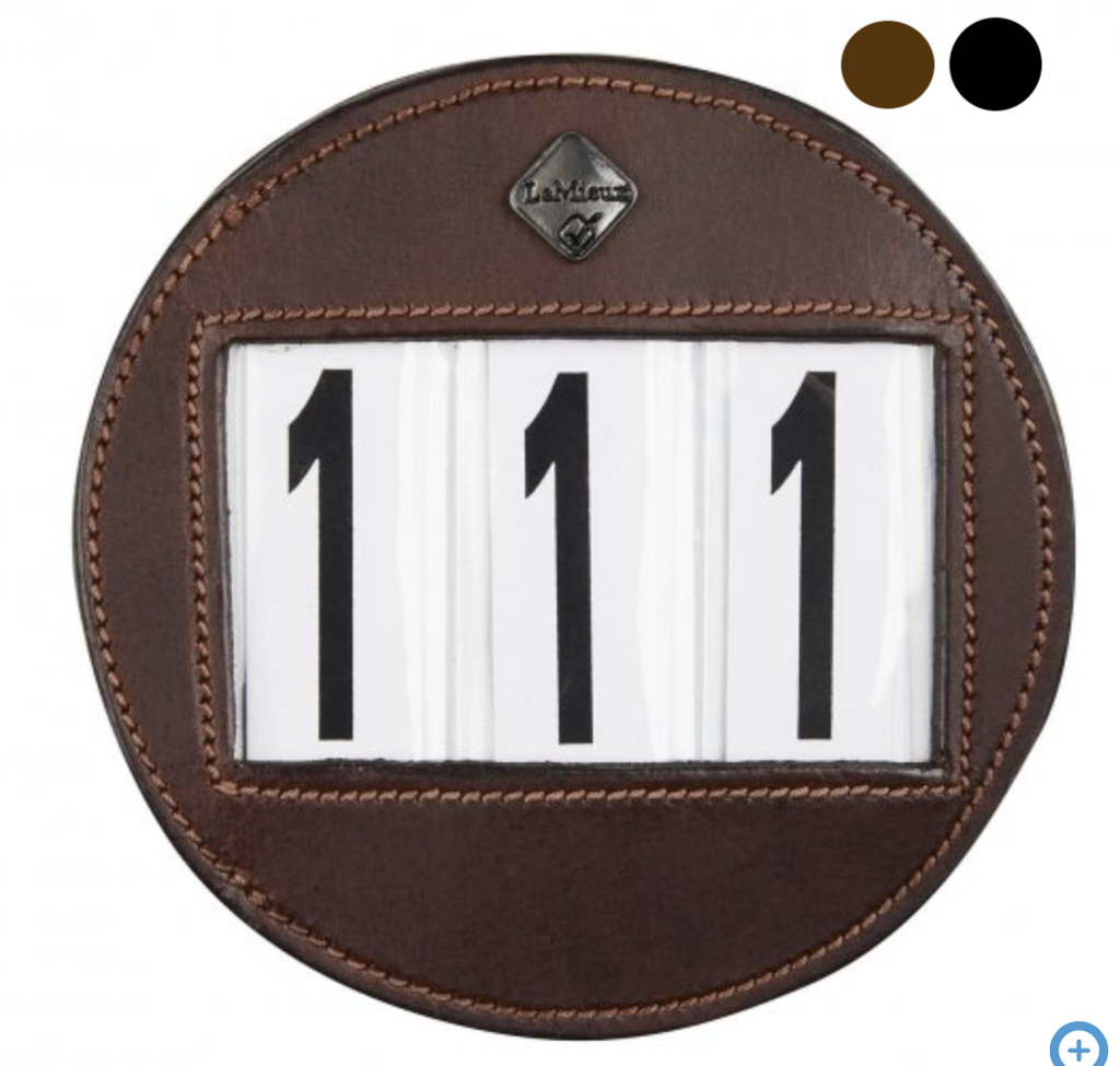 LeMieux Leather Bridle Number Holder