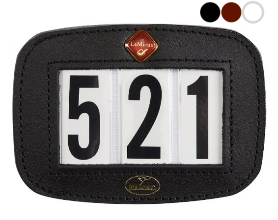 LeMieux Leather Saddle Pad Number Holder