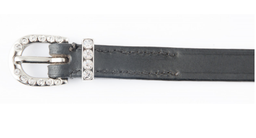 [CA-PF-010] Leather spur straps with diamante buckle